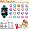 thumbnail image 2 of Eurhowing GPS SmartWatch, 4G Kids Phone Watch with 2 Way Video Call, Real-Time Location, SOS, Voice Chat, HD Touch Screen, Dual Camera, Gifts for Boys Girls Age 3-15, Green, 2 of 10