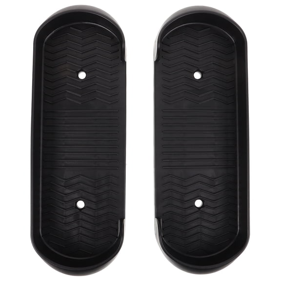 Soimiss 1Pair Black Foot Pedals for Rowing Machine Boosting Endurance and Strength Training