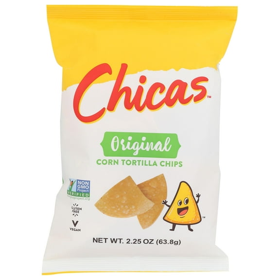Chicas Tortilla Chips Corn 2.25 oz (Pack Of 24)