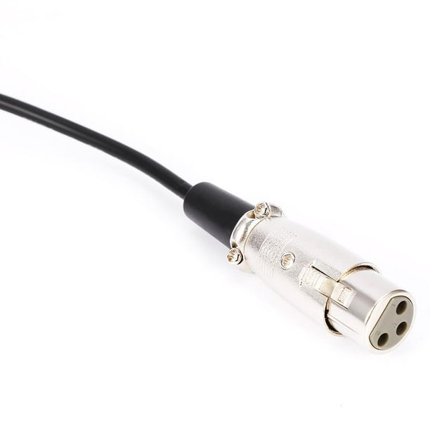 XLR 3 broches de connecteur mâle/femelle du connecteur du câble de