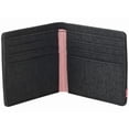 thumbnail image 4 of Herschel Roy RFID Men's Polyester Black Crosshatch Bifold Wallet 10363-02090-OS, 4 of 4