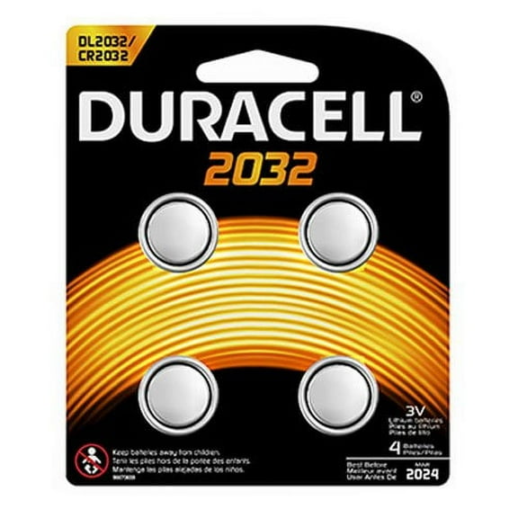 Procter & Gamble DURDL2032B4PK Duracell Lithium 3V Medical Battery