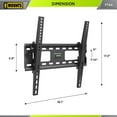 thumbnail image 4 of Pro-Mounts Tilt TV Wall Mount for 32" to 65" TVs up to 165lbs (FT44), 4 of 8