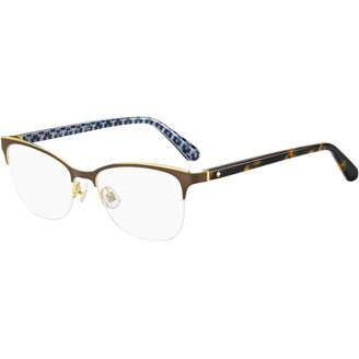 KATE SPADE Eyeglasses BRYLIE 0QGX Beige Striped White 48MM  display picture 3