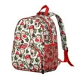 thumbnail image 2 of Hedgehogs and Red Mushrooms Pattern Backpack Backpack for School,Cute School Bag,Schoolbag with Adjustable Shoulder Straps & Padded Back,13.8"x11.4"x6", 2 of 6