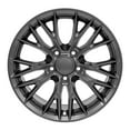thumbnail image 2 of OE Wheels CV22 17 Inch Rims Fit Corvette C7 Z06 Style 5x120.65 17x9.5 Gloss Gunmetal - Hollander 5734 (Set of 4), 2 of 5