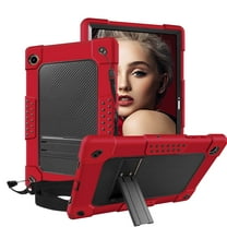 FIEWESEY for Samsung Galaxy Tab A8 Tablet Case,Heavy-Duty Shockproof Kids Friendly Rugged Protective case for Samsung Galaxy Tab A8 10.5 inch 2022 Release(Model: SM-X200/X205/X207)(Red/Black)