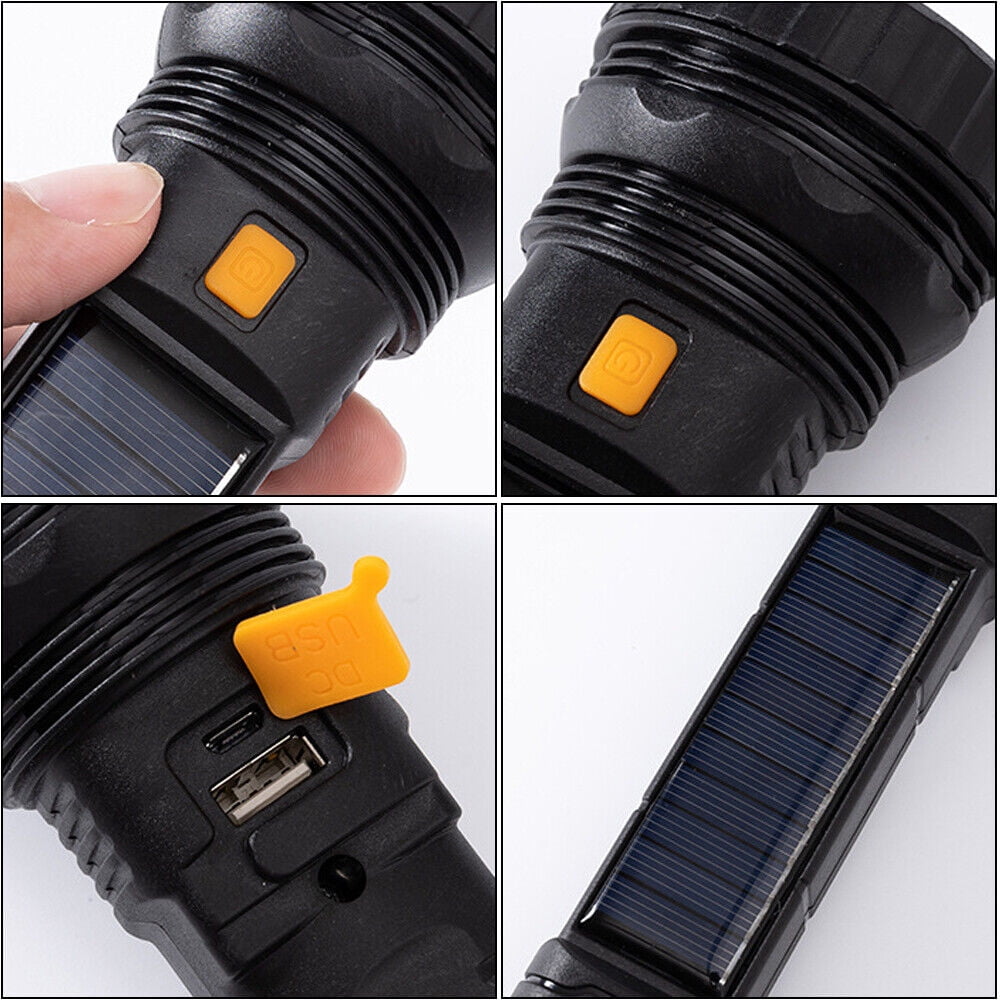 LED Rechargeable, Super Bright, 3 Modes Handheld Outdoor, Power Bank, Long Distance Spot for Camping Hiking Climbing Fishing