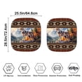 thumbnail image 4 of Renewold Southwestern American Tribal Wolf Car Windshield Sun Shade Set of 2 Foldable Front Windshield Sunshade Lightweight Sun Visor Universal Fit Most Vehicles, 4 of 6