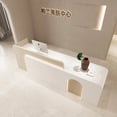 thumbnail image 4 of Luxury Executive Reception Desks Study Beauty Register Cash Front Reception Desks Lectern Silla De Escritorio Salon Furniture My Lux Decor Round, 4 of 6