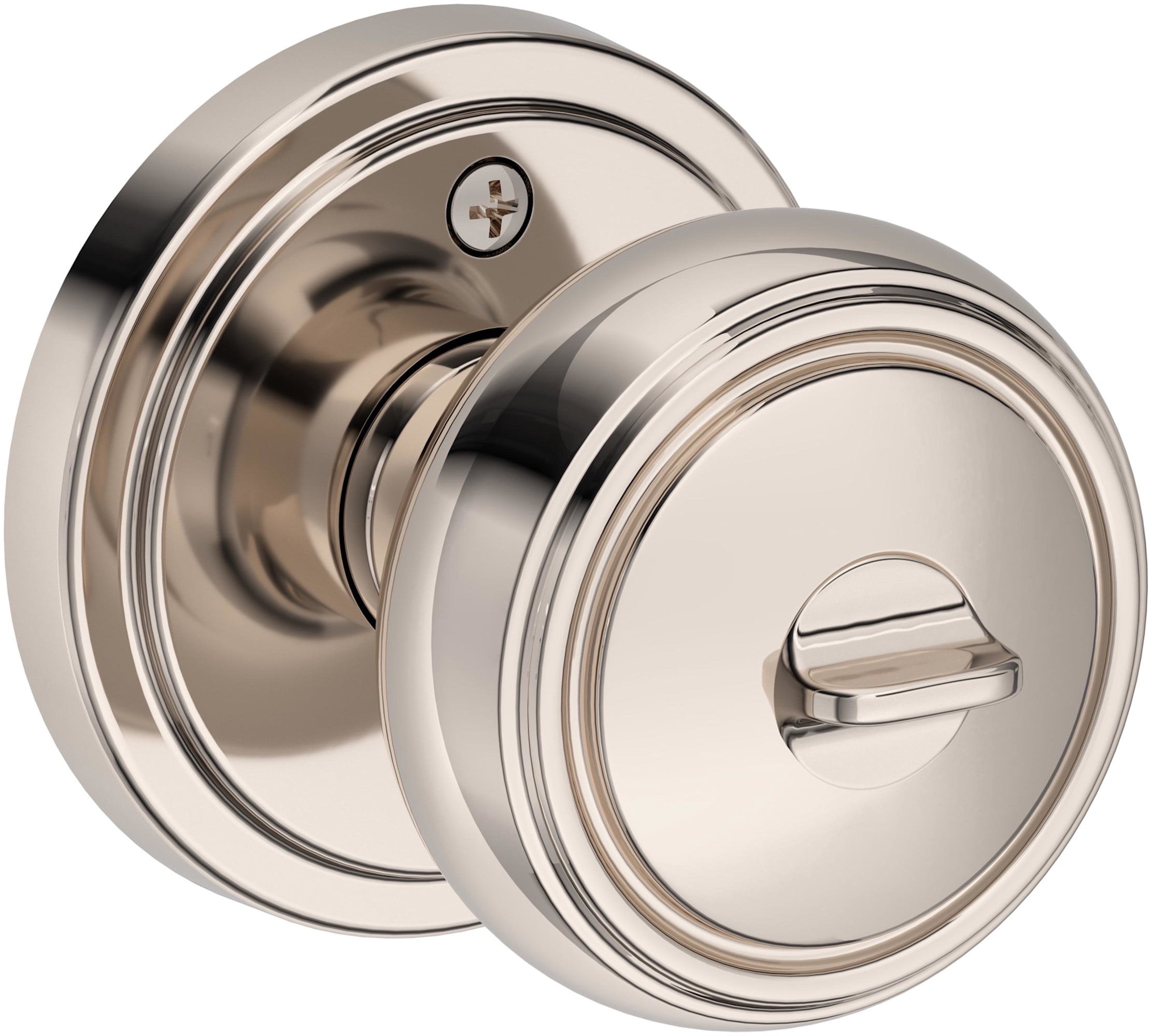 Baldwin ENBRESRR190SMC Bremerton Single Cylinder Keyed Entry Door Knob Set - Black