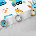 thumbnail image 4 of Homewish Construction Vehicle Boys Curtains Pack of 2 (42x84 Each), Cartoon Dinosaur Truck Curtains Blackout, Kawaii Animal Bedroom Curtains, Living Room Curtains Decor, 4 of 6