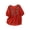 Red, variant on Summer Shirts For Women 2024 Trendy Women'S Large Embroidered Shirt Versatile Slim V Neck Pullover T Shirt Boyfriend Shirts For Women (Navy Blue,L)