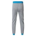 thumbnail image 3 of Sakmal Pants for Men Under$10 Ankle Blue Sweatpants Graphic Loose Drawstring Men'S Trousers, 3 of 5