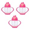 Lollacup Infant And Toddler Straw Cup, 3 Pack - Pink/Pink/Pink
