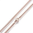 thumbnail image 2 of 1Pcs Box Chain Necklaces 2.5mm Minimalist Chain Necklace Choker for Men Women Personalized Jewelry Gift Rose Gold 23.62 inch, 2 of 2