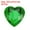 Deep Green 20mm, variant on Uxcell 20Pcs Acrylic Flat Back Rhinestones 20mm/0.8 inch Heart Artificial Gemstone for Crafts Jewelry Making Red