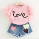 thumbnail image 1 of Ropa para niñas, ropa de verano para niñas pequeñas, trajes de 2 uds, ropa para niños, chándal para niñas, ropa para niños Tan Jianjun unisex, 1 of 2
