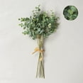 thumbnail image 3 of Visland 5PCS Artificial Eucalyptus Leaves Stems 14" Tall Greenery Decor Faux Eucalyptusesfor Wedding Bouquet Centerpiece Home Decor, 3 of 8
