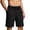 Black, variant on Gym Shorts Men Solid Color Drawstring Casual Loose Fit Sports Outdoor Summer Beach Hiking Golf Shorts With Pockets