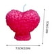 thumbnail image 5 of Vela de aromaterapia con aroma a rosa | Diseño de Peonía en Forma de Corazón | Mezcla de parafina de cera de abejas de soja de larga duración | Fragancia decorativa para el hogar | Ambiente, 5 of 7