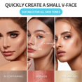 thumbnail image 3 of GlamEssence Bâton Illuminateur Cosmétique Multifonctionnel Ensemble de 3 Pcs Boîte Bâton Illuminateur pour le Visage Ensemble de Maquillage, 3 of 8
