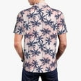 thumbnail image 6 of Salouo Tropics Palm Trees for Men's Short Sleeve Polo Shirts,Polo Shirts for Men Performance Short Sleeve Golf Shirt Athletic Casual Collared T-Shirt-Medium, 6 of 8