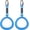 2pack Blue Fitness Ring With 11.5"rope, variant on 2 Pack of Ninja Gymnastic Rings,Monkey Ring Outdoor Backyard Ninja Accessories Set,Swing Bar Rings Obstacle Course for Training Equipment for Teens,1000LB Capacity