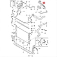 thumbnail image 3 of HVAC Heater Hose Radiator Hose 31368257 for Volvo XC70 XC60 V70 V60, 3 of 5