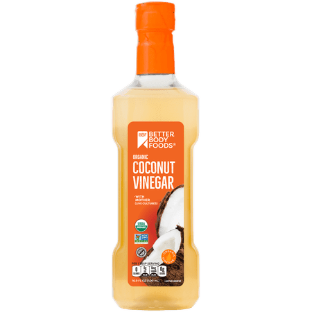 - (2 Pack) BetterBody Foods Coconut Vinegar With Mother, 16.9 fl oz