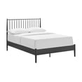 thumbnail image 5 of Adair Spindle Metal Full Platform Bed in Charcoal, 5 of 10