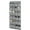 Gray, variant on Homyfort 24 Pockets Hanging Door Shoe Organizer, Over The Door Shoe Rack for Closet, Shoe Storage Holder With Hooks for Shoes,Slippers,Sneakers (Black)