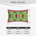 thumbnail image 6 of LNWH Rectangle Pillow Cover, Pink Aztec Circle Geometry Cushion Covers Pillowcase for Couch Bedroom Sofa, 20"x30", 6 of 7