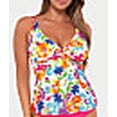 thumbnail image 4 of Printed Forever Underwire Tankini Top Swimsuit, 4 of 6