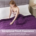thumbnail image 5 of L'AGRATY Weighted Blanket for Adult - 60"x80" 20lbs Minky Dots Heavy Blanket with Glass Beads Soft Breathable for All-Season Summer Fall Winter Thick Comfort for Sleeping, 5 of 5