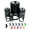 Black, variant on Chevron Arrow Solid Self-Inking Rubber Stamp Ink Stamper - Black Ink - Mini 1/2 Inch
