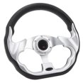 thumbnail image 1 of Cart Steering Wheel, 12.5 Inch  Cart Steering Wheel Universal 6 Holes Steering Wheel Replacement for E Z GO TXT  Amp RXV, 1 of 7