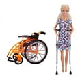 thumbnail image 5 of AlevRam 12-Inch Doll Wheelchair and Cane Set, Folding Miniature Medical Playset Accessory for 12” Dolls, Assembly Required, 5 of 6