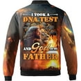 thumbnail image 3 of Lotusprinthandmade Personalized Name God Christian Jesus All-over Print Bomber Jacket S-5XL Multicolor, 3 of 5