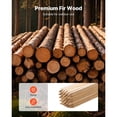 thumbnail image 3 of Wooden Garden Stakes, 25 Pcs 48x0.75x0.75 in Survey Grading Stakes, Garden Ground Stake with Sharp Point, Fir Wood Plant Support Stake, Sign Posts for Silt Fence Backyard Boundaries Baselines, 3 of 12