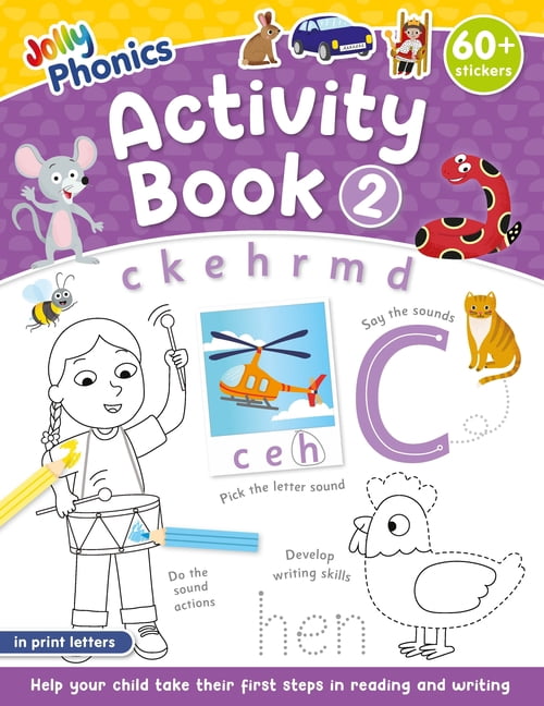 Jolly Phonics Activity Books, Set 1-7 Up Jolly Phonics Activity