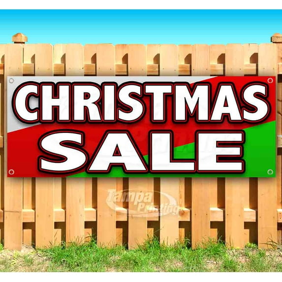 Christmas Sale 13 oz Vinyl Banner With Metal Grommets