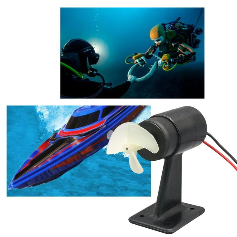 RC Jet Boat Underwater Thruster Motor Engine Rust Durable Propeller Motor  for RC Ship Fishing Boat Nest Boat Accessories , CCW 