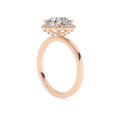 thumbnail image 4 of IGI Certified Solitaire Halo Engagement Rings For Women, 2.33 Carat (ctw) Round Lab Grown Diamond Promise Ring For Her In 14k Solid Rose Gold | F-G, VS-SI Quality Ring Size-6, 4 of 4