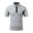 Light Grey, variant on Cindysus Men Polo Shirt Spliced T Shirts Short Sleeve Tee Sport T-shirt Casual Summer Tops Light Grey L