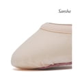 thumbnail image 4 of Sansha JULI Youth Canvas Ballet Shoes, A Lightweight & Comfortable Slipper for Young Dancers (2-Pack), Black, Size I M, 4 of 6