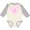 Natural and Heather, variant on Inktastic Grandma's Sweetie Pie with Pink Hearts Boys or Girls Long Sleeve Baby Bodysuit