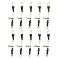 thumbnail image 1 of S SERENABLE 5 / 10pcs Fishing Rolling Swivels Connector Hook Line Connector 10pcs 10 Pieces, 1 of 9