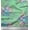 Light Mint Green, variant on Soimoi Green Cotton Duck Fabric Leaves,Pink & Blue Floral Print Fabric by Yard 42 Inch Wide