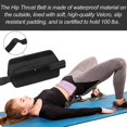 thumbnail image 4 of Hip Pushup Belt for Dumbbells, Dumbbell Hip Power Belt, Hip Pushup Pad for Squats, Lunges, Glute Bridges Black, 4 of 5